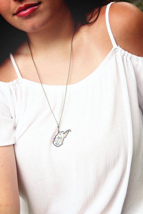 West Virginia Pendant Necklace