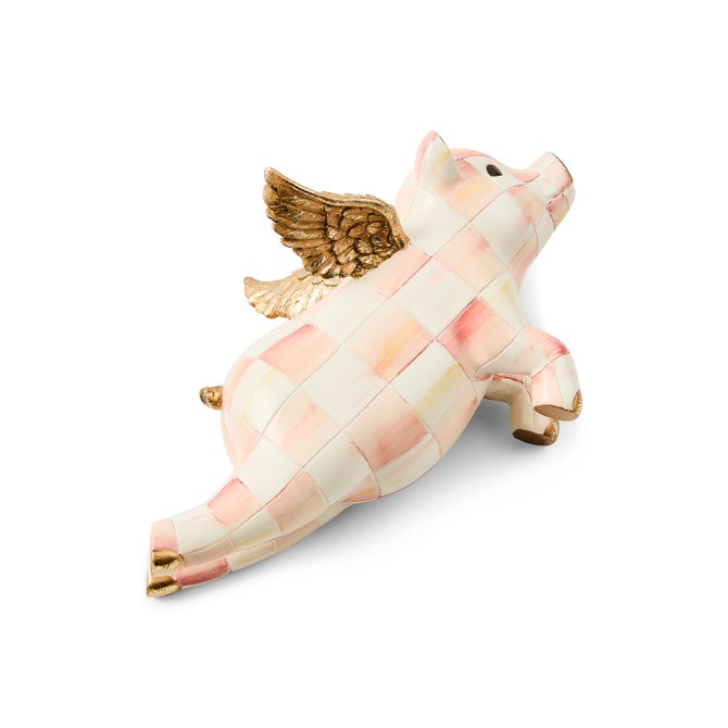 Rosy Check Flying Pig Pot Climber Mackenzie Childs