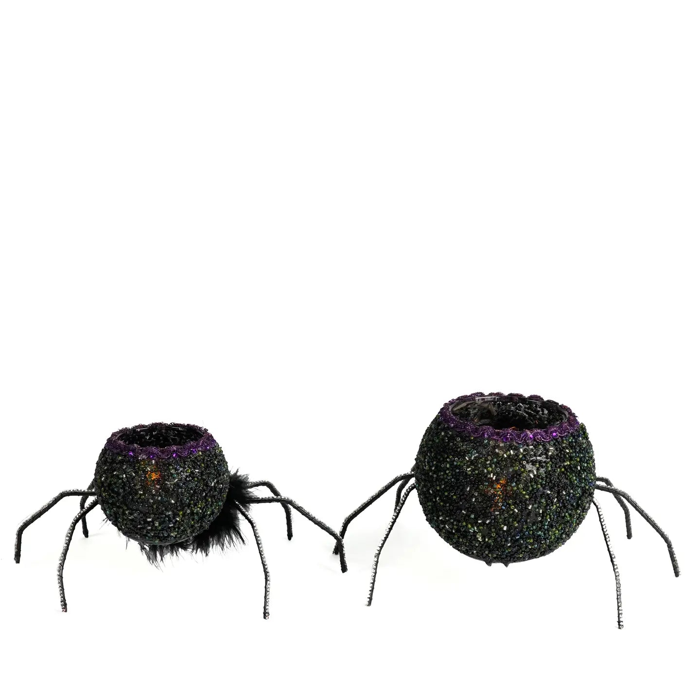 Spider Tea Lights Set of 2 by Katherines Collection