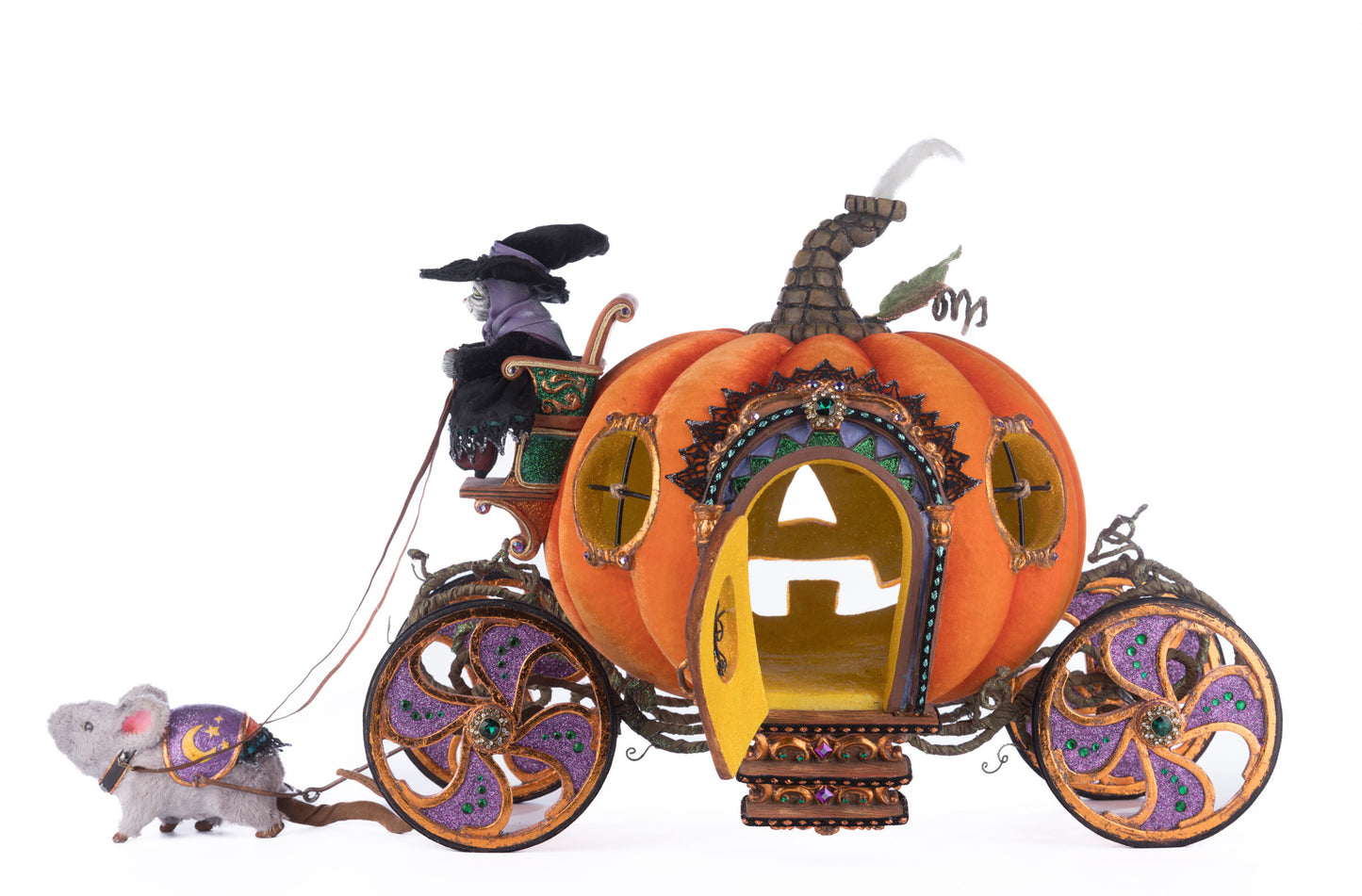 Katherine's Collection Enchanted Pumpkin Carriage