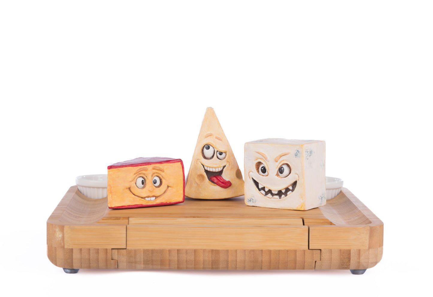 Katherine's Collection Creepy Cheeses On Charcutier Board With Knife Set
