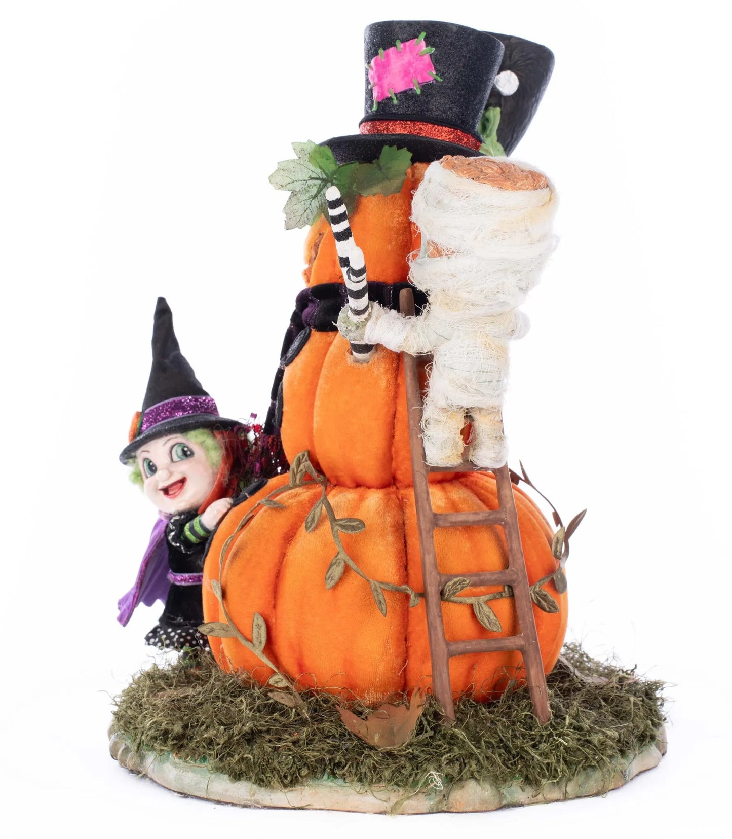 Katherine's Collection Ghouls Building Pumpkin Man