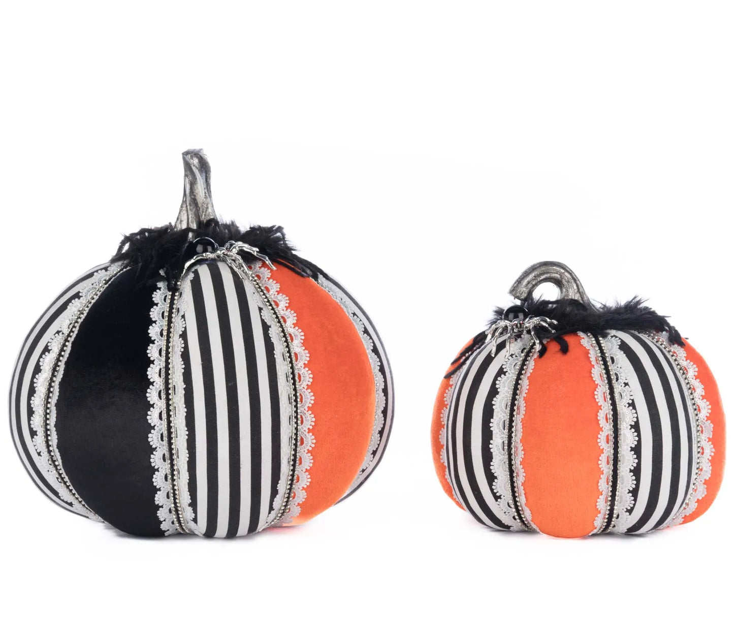 Katherine's Collection Macabre Pumpkins Set of 2
