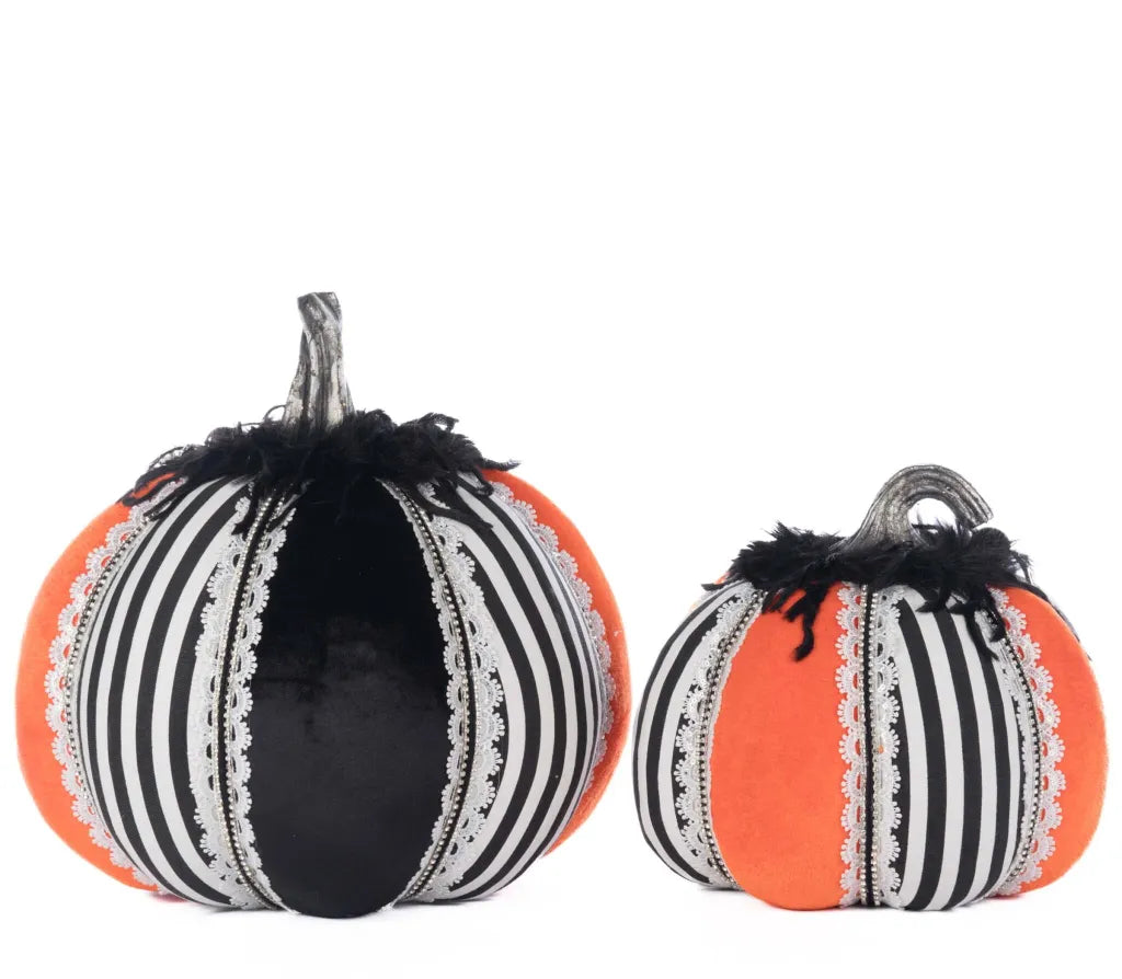 Katherine's Collection Macabre Pumpkins Set of 2