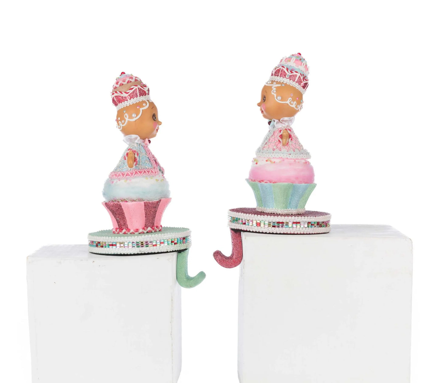 Katherine's Collection Sweet Delights Gingerbread Stocking Holder Set of 2