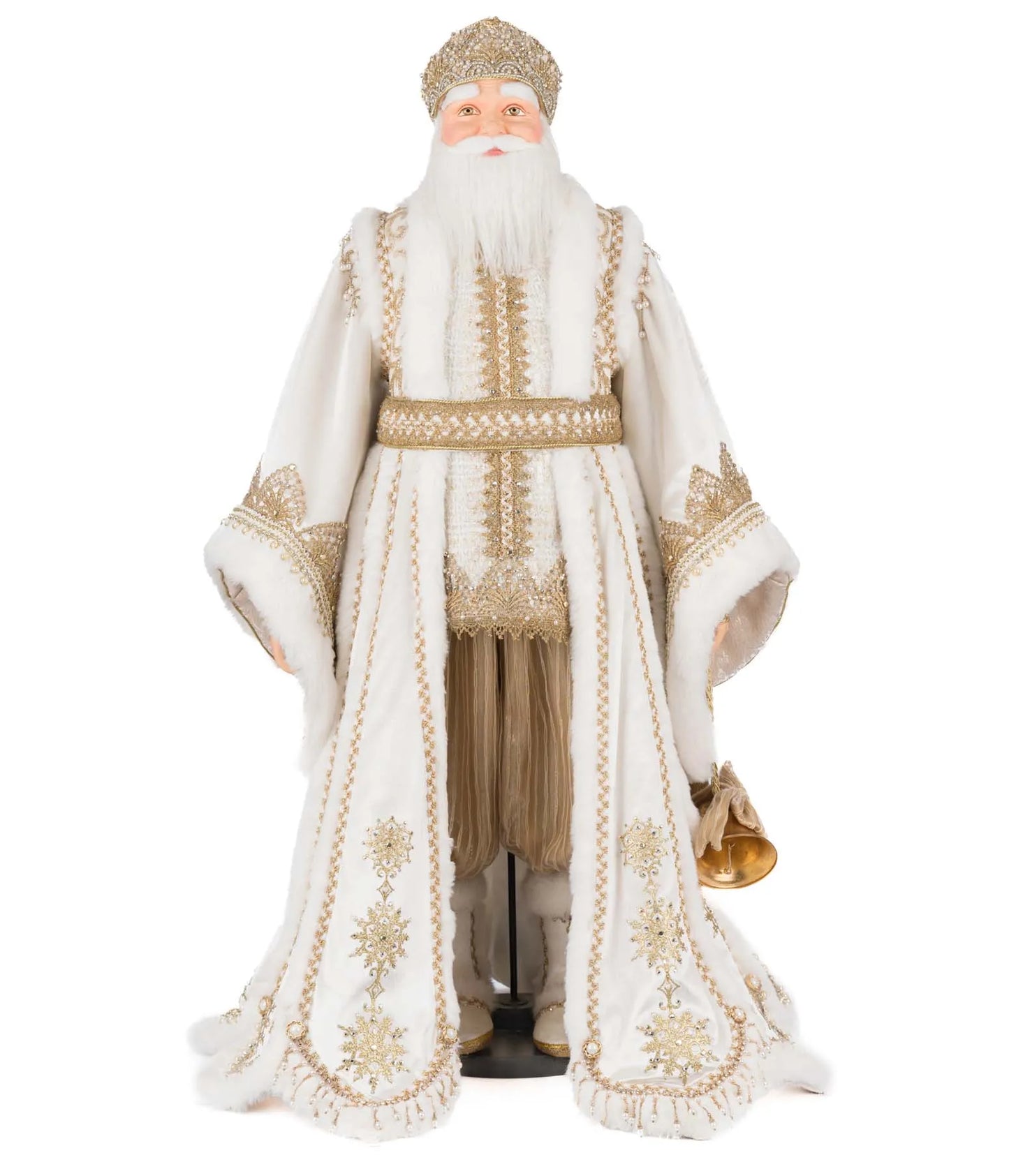 Katherine's Collection Golden Leaf Santa Doll