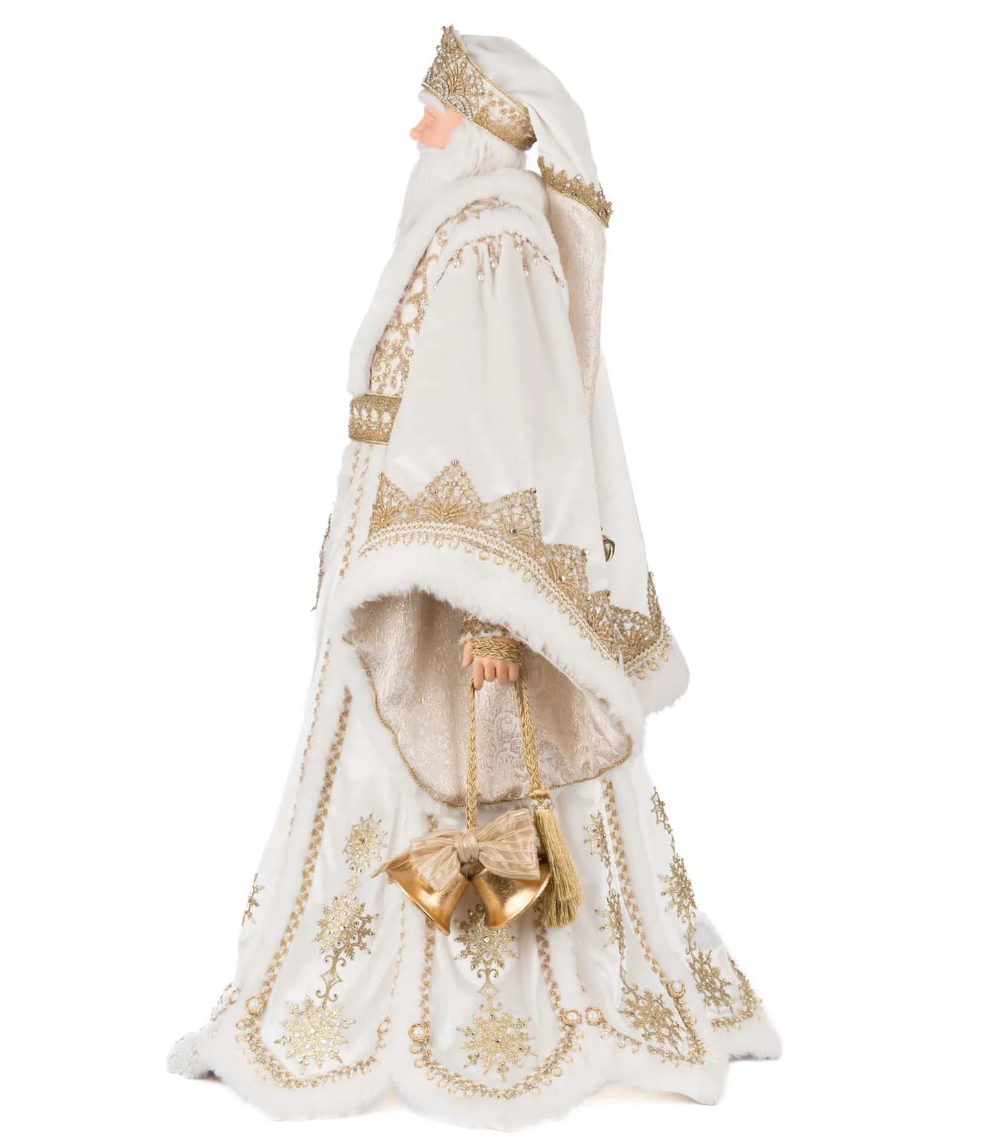 Katherine's Collection Golden Leaf Santa Doll