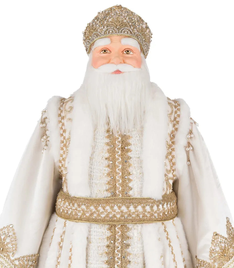 Katherine's Collection Golden Leaf Santa Doll