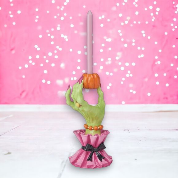 Left Witch Hand Candle Holder