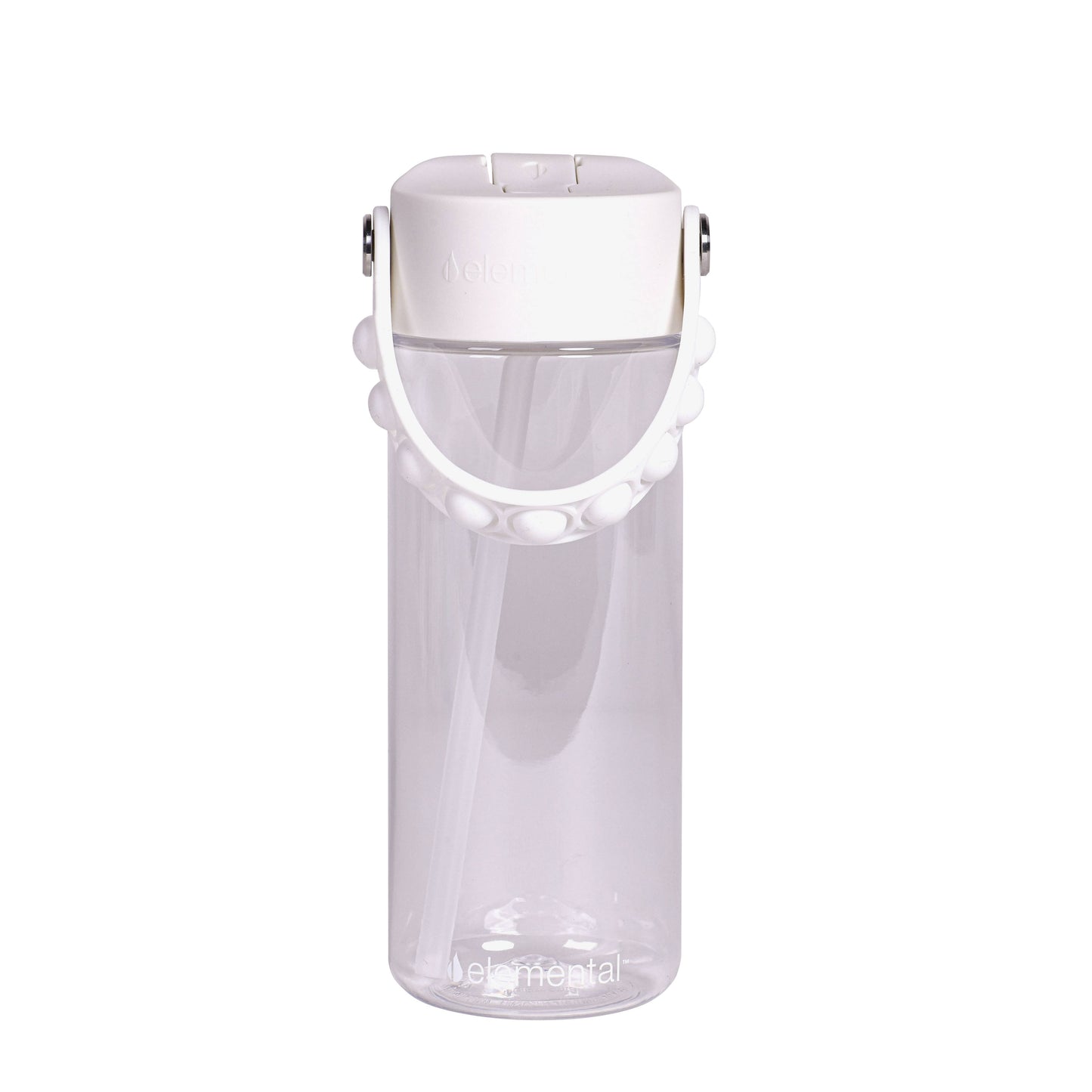 18oz Splash Pop Bottle - White