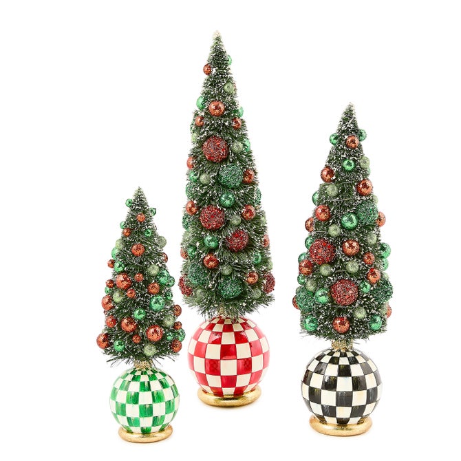 Check It Out Illuminated Medium Bottle Brush Tree