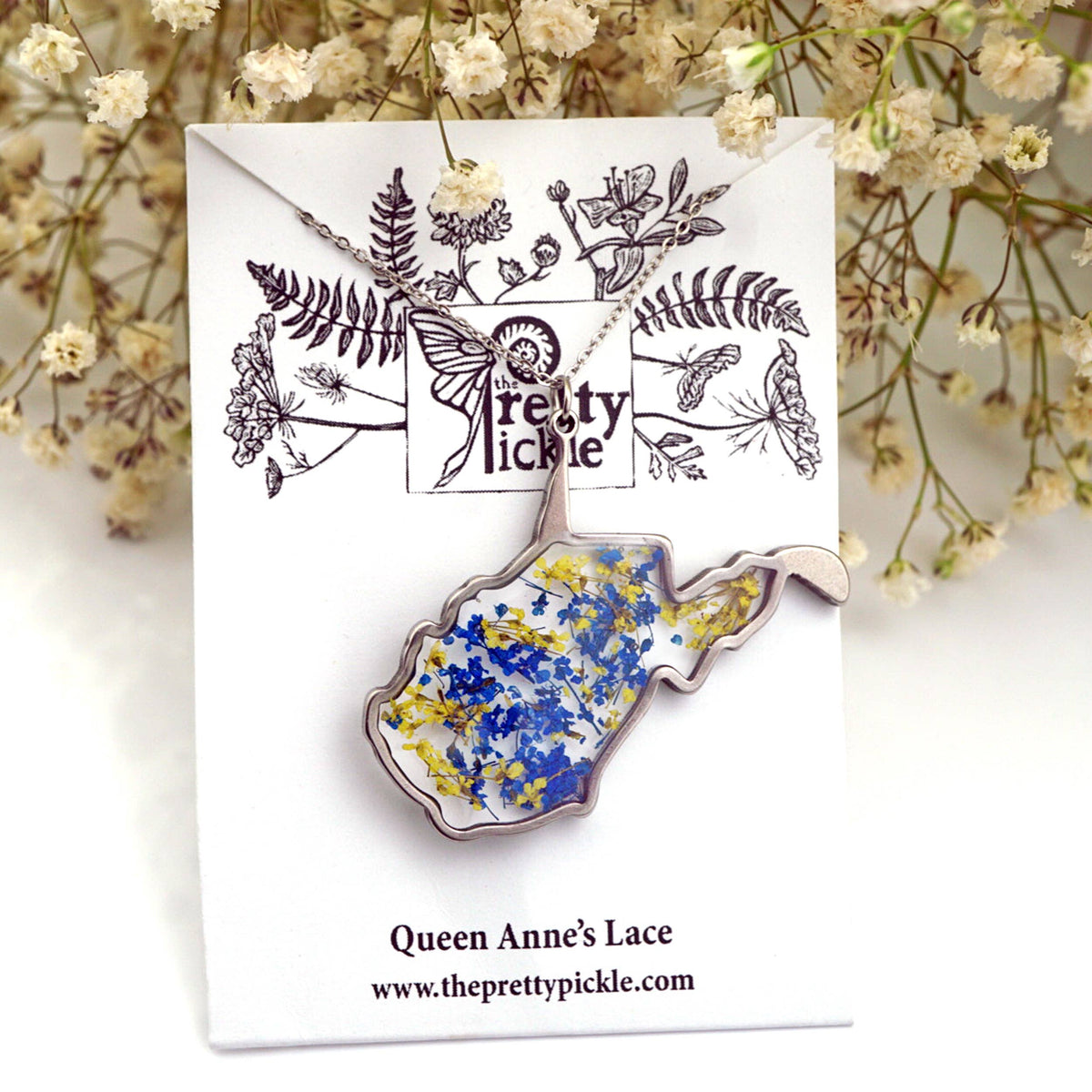 West Virginia Pendant Necklace