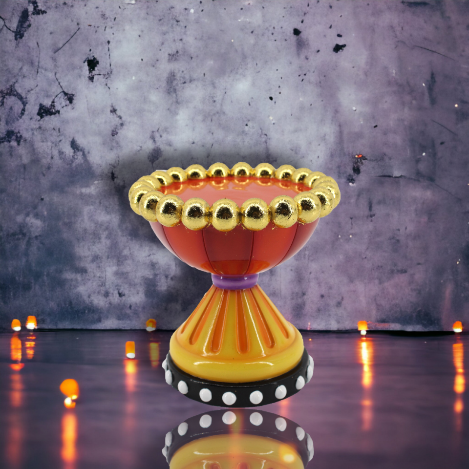 Halloween Carnival Short Candle Holder