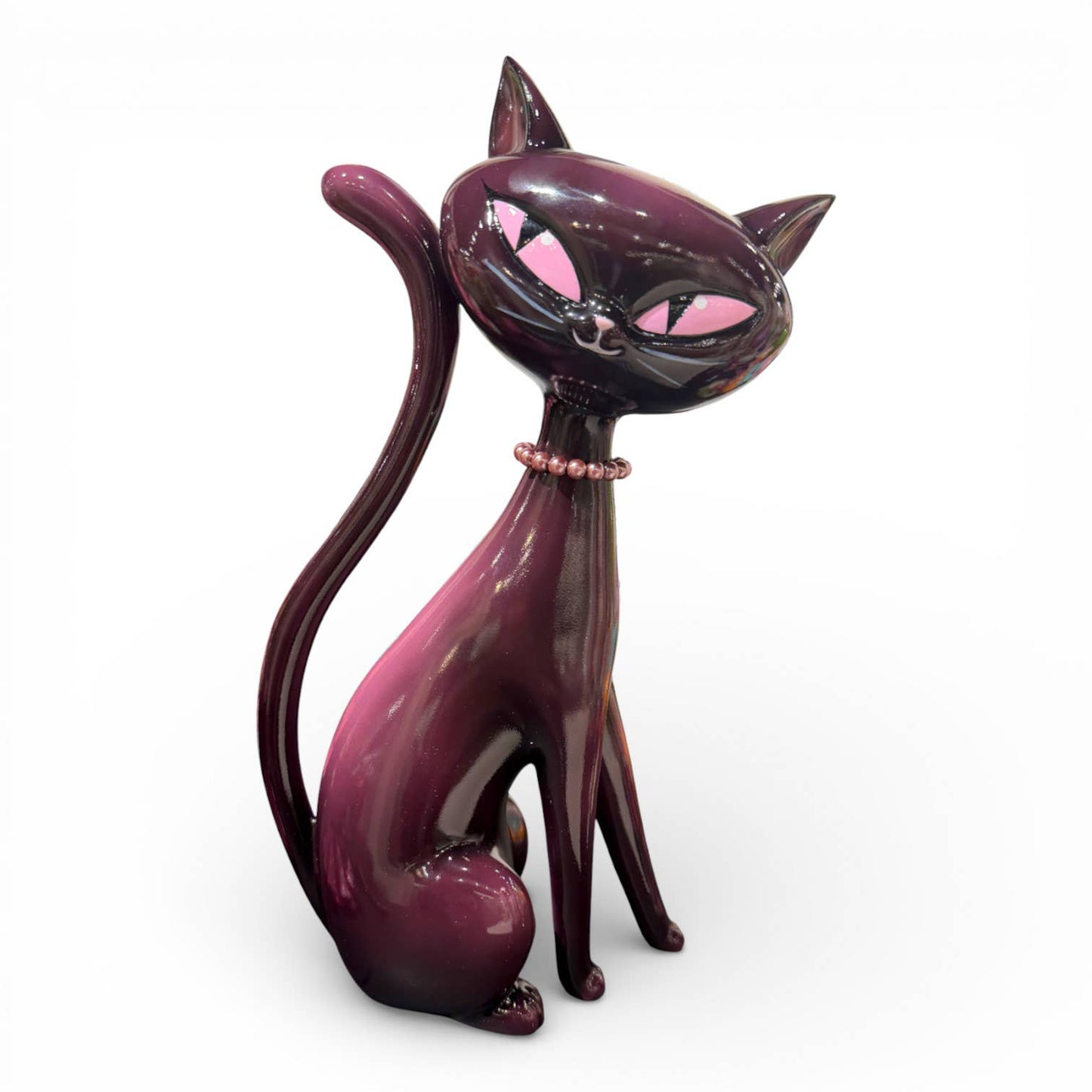 Minxy Kitten with Pink Pearls by Miss Fluff