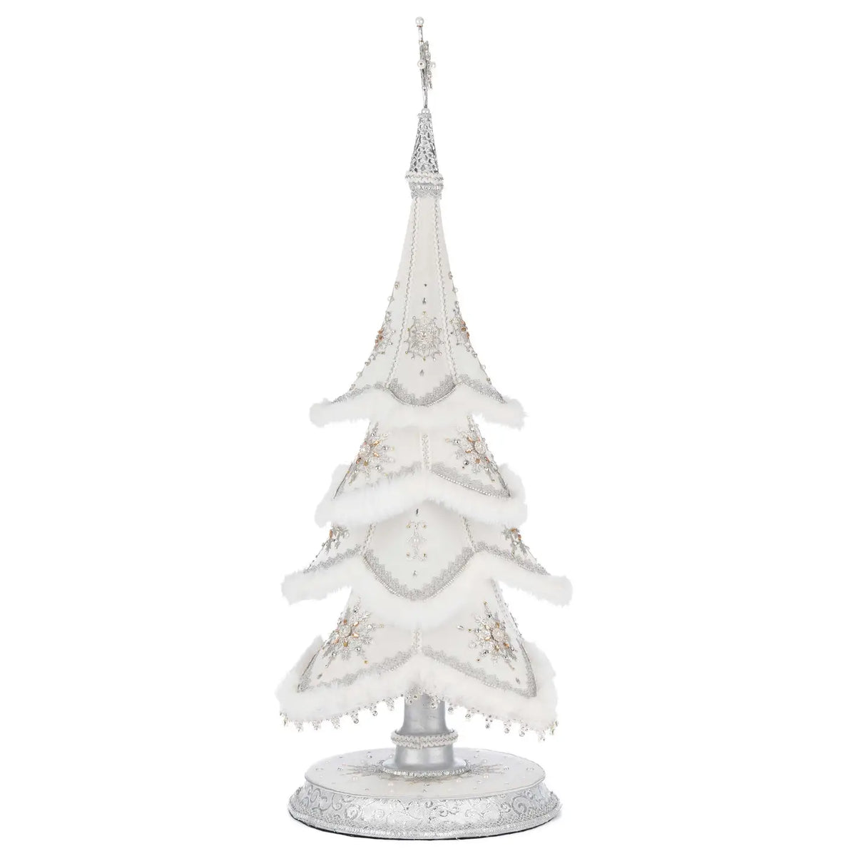 Silver Bells of Brilliance Tabletop Tree by Katherine's Collection