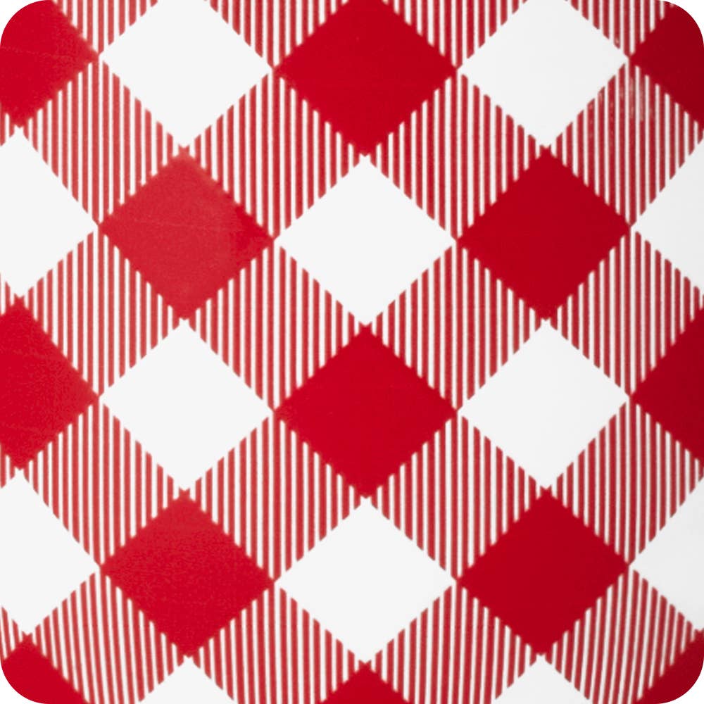 Gameday Gingham Red + Black Mega Mug (40oz)