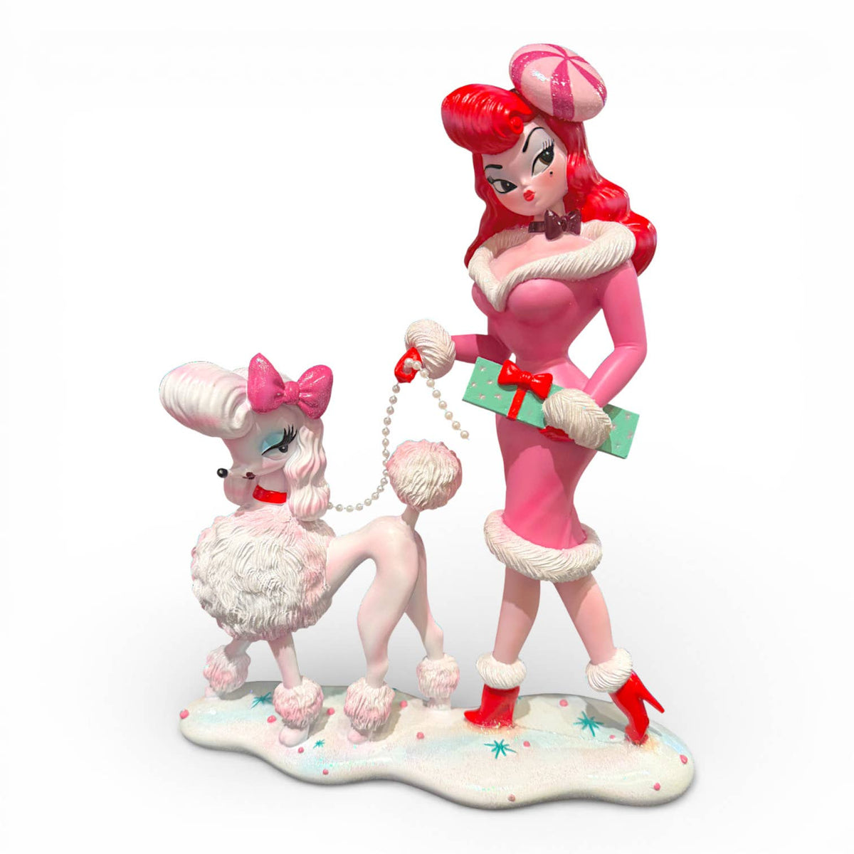 Peppermint VonFrost Waking Her Poodle by Miss Fluff