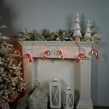Load image into Gallery viewer, INFINITY LIGHT CANDY CANE GARLAND 68”L Ekkolight