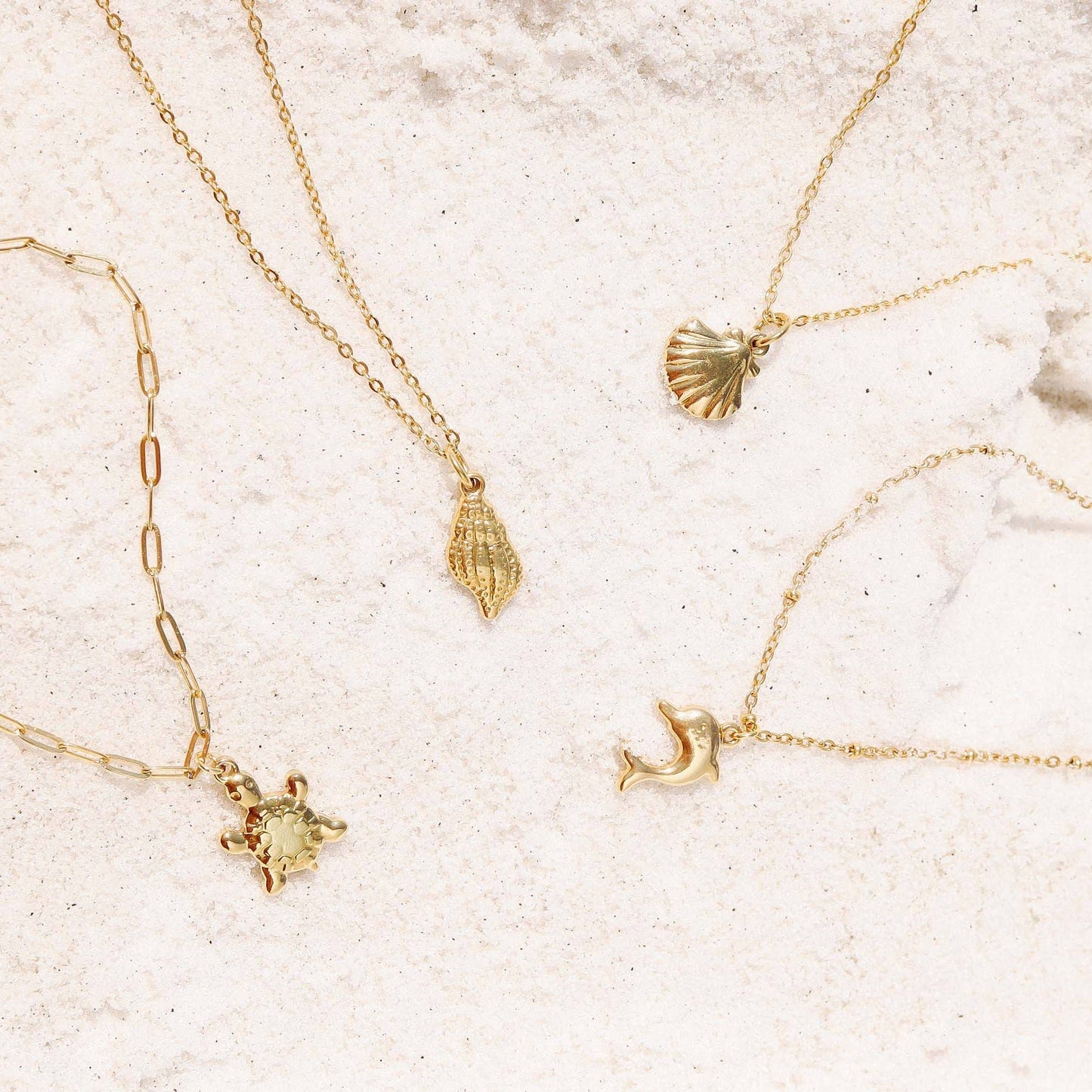 18K Gold PVD Stainless Steel Sea Turtle Charm