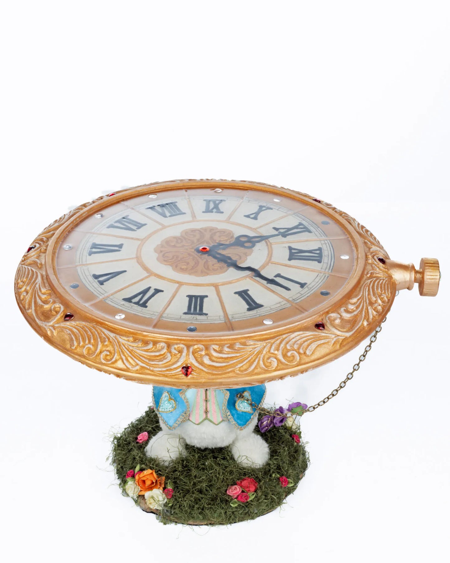 Katherine's Collection White Rabbit Cake Plate