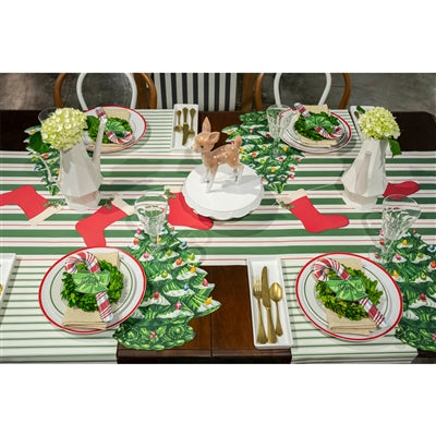 Die Cut Vintage Christmas Tree Placemat - 12 Sheets