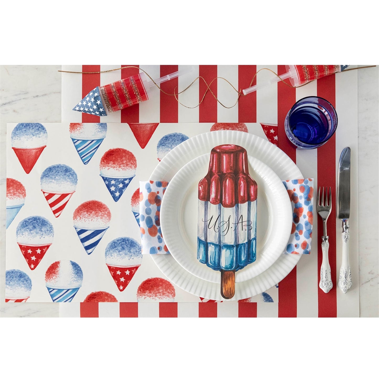 Snow Cone Placemat - Pad of 24 Sheets