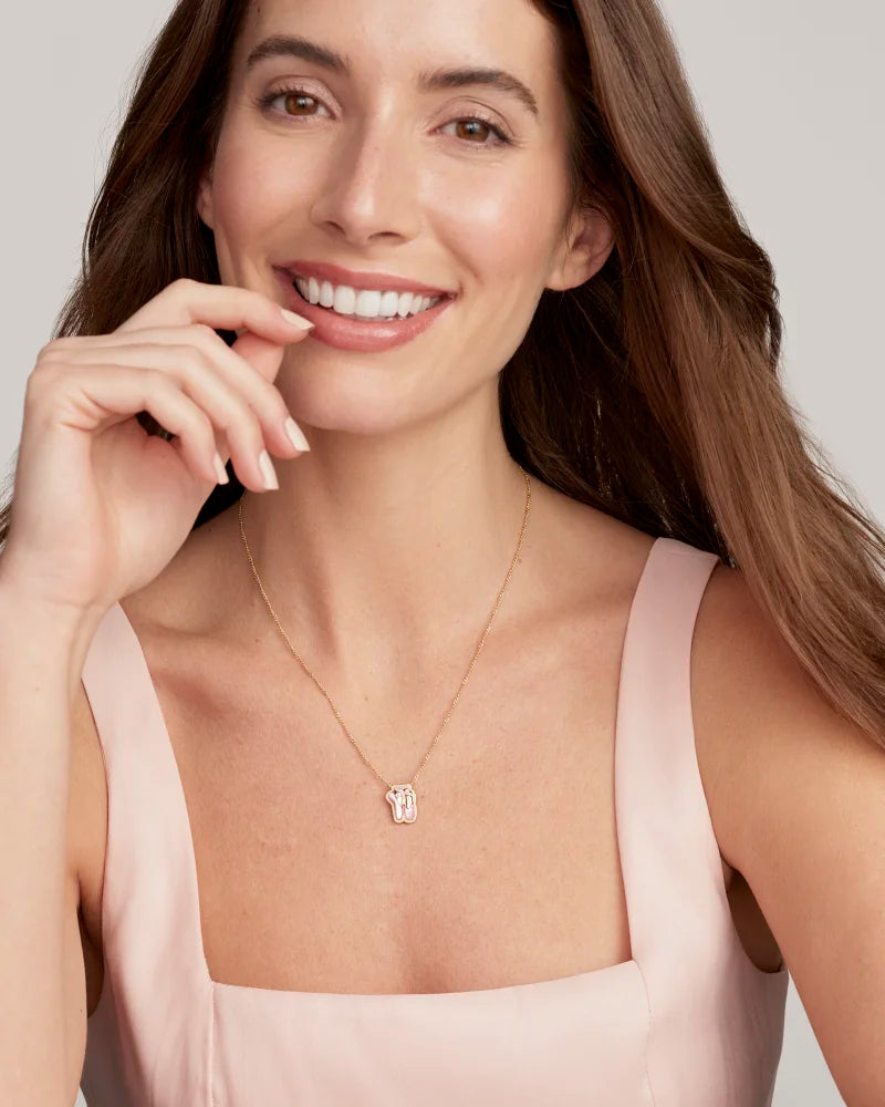 Kendra Scott BALLET PENDANT NECKLACE GOLD