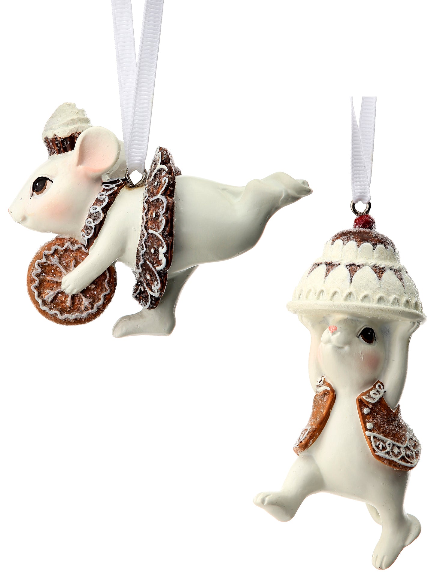 Mouse with Cake Ornament