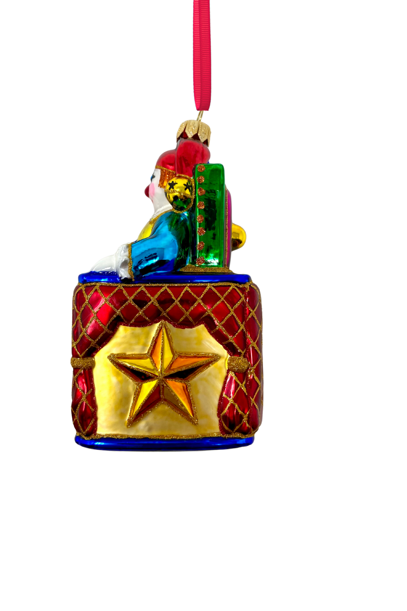 Pop! Jack In The Box Toy Polish Glass Christmas Ornament