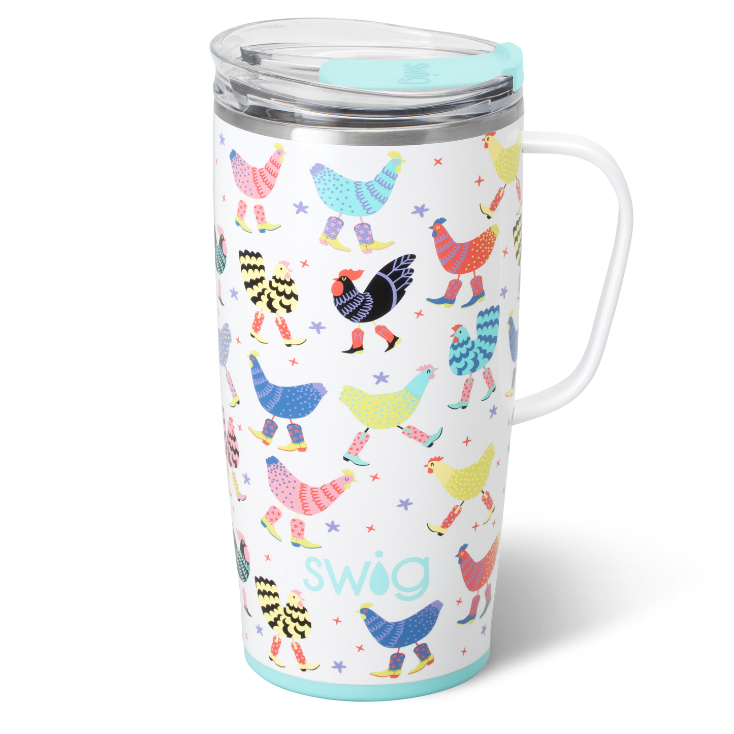 Funky Chicken Travel Mug 22oz