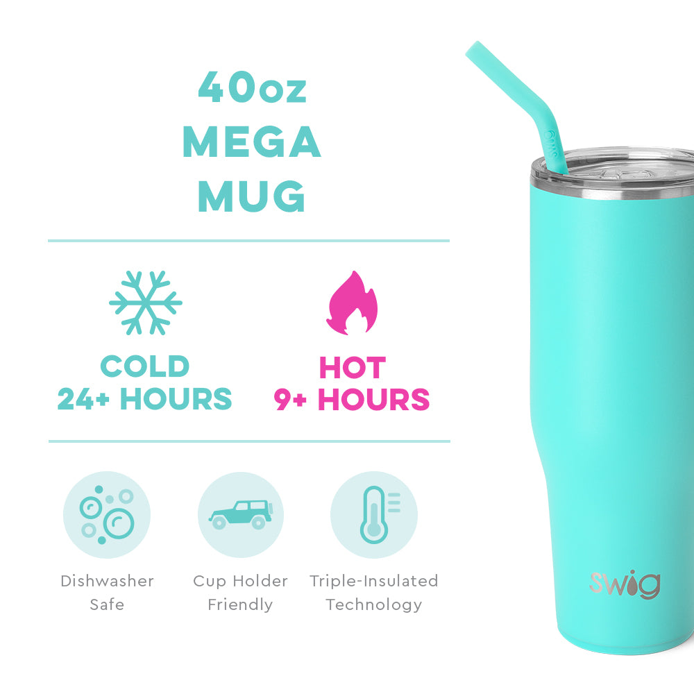 Swig Life Aqua Mega Mug (40oz)