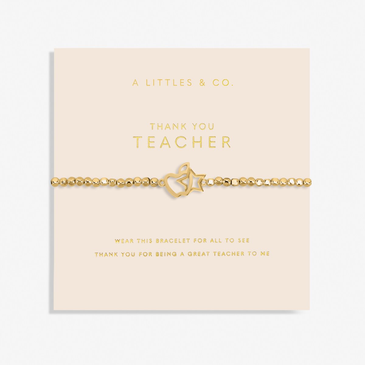 Forever Yours 'Thank You Teacher' Bracelet