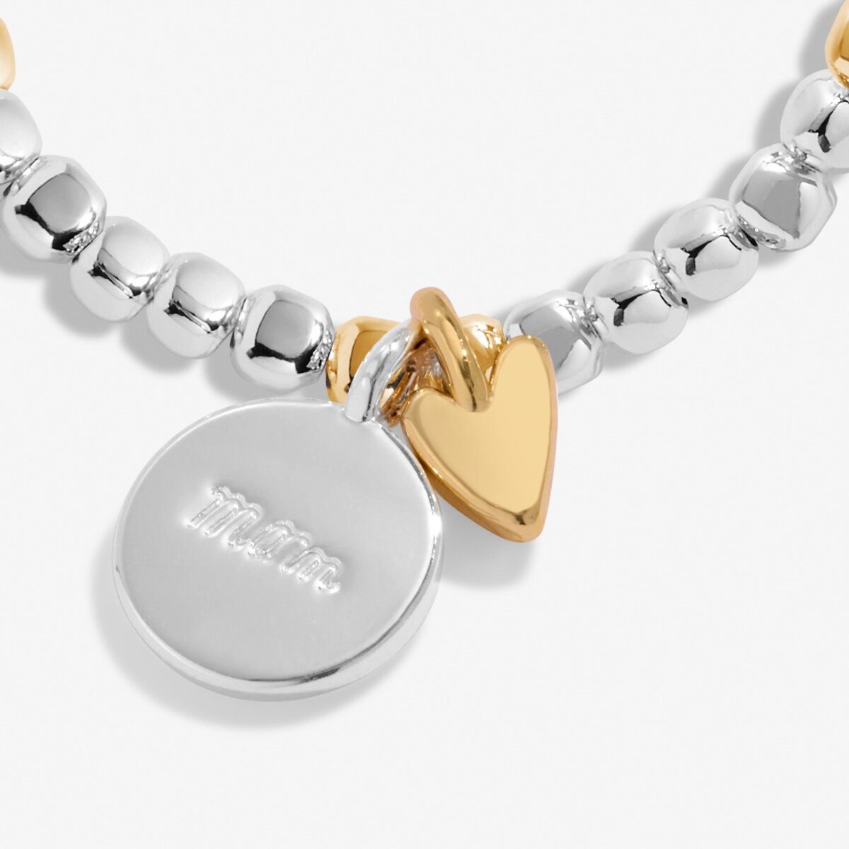 So Loved 'Mom' Bracelet In Silver And Gold-Tone Plating