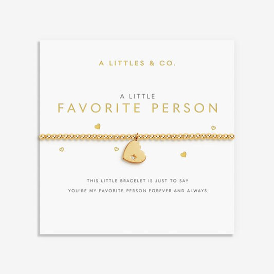 A Little 'Favorite Person' Bracelet In Gold-Tone Plating