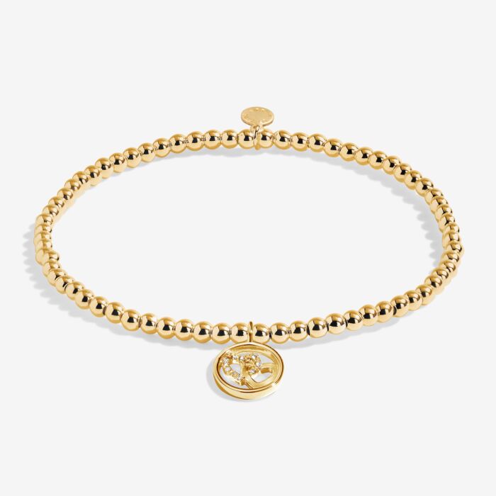 A Little 'Love And Friendship' Bracelet In Gold-Tone Plating