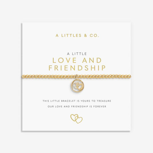 A Little 'Love And Friendship' Bracelet In Gold-Tone Plating