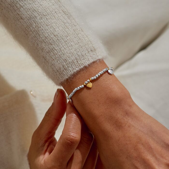 Sparkle Confetti A Little 'Fabulous Friend' Bracelet In Silver And Gold-Tone Plating