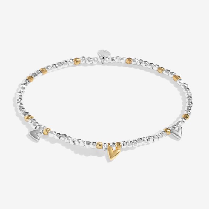 Sparkle Confetti A Little 'Love And Wishes' Bracelet In Silver And Gold-Tone Plating