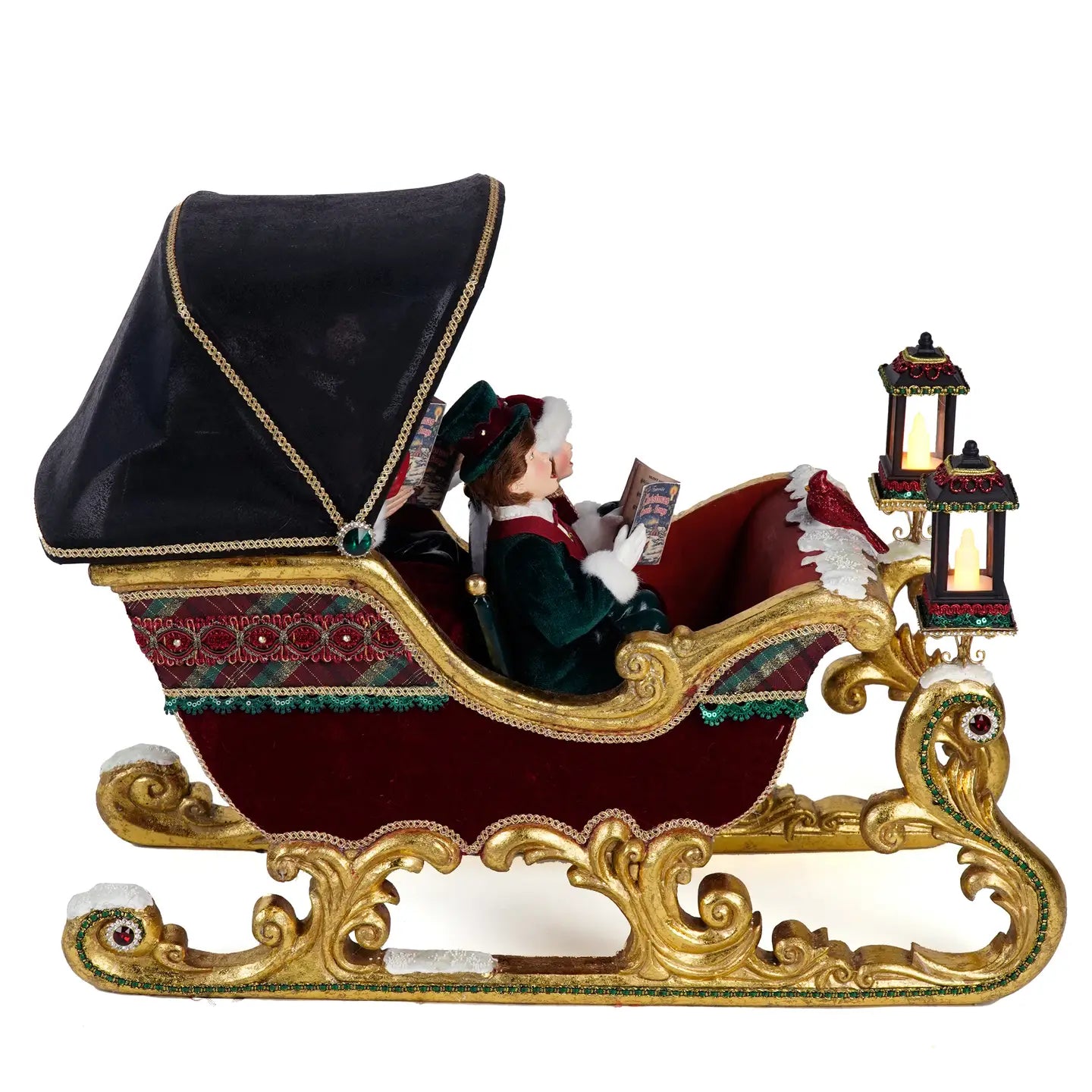 Timeless Carolers in Sleigh by Katherine's Collection