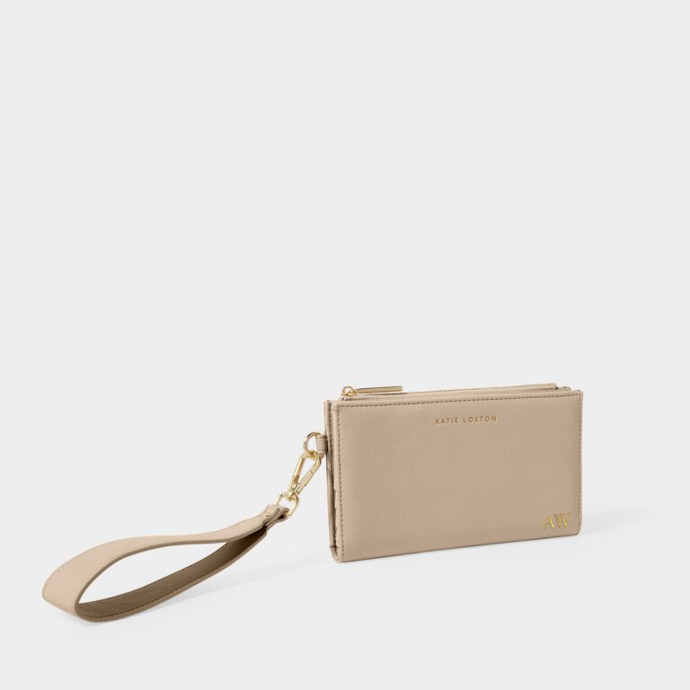 Katie Loxton Zana Wristlet Pouch - Light Taupe