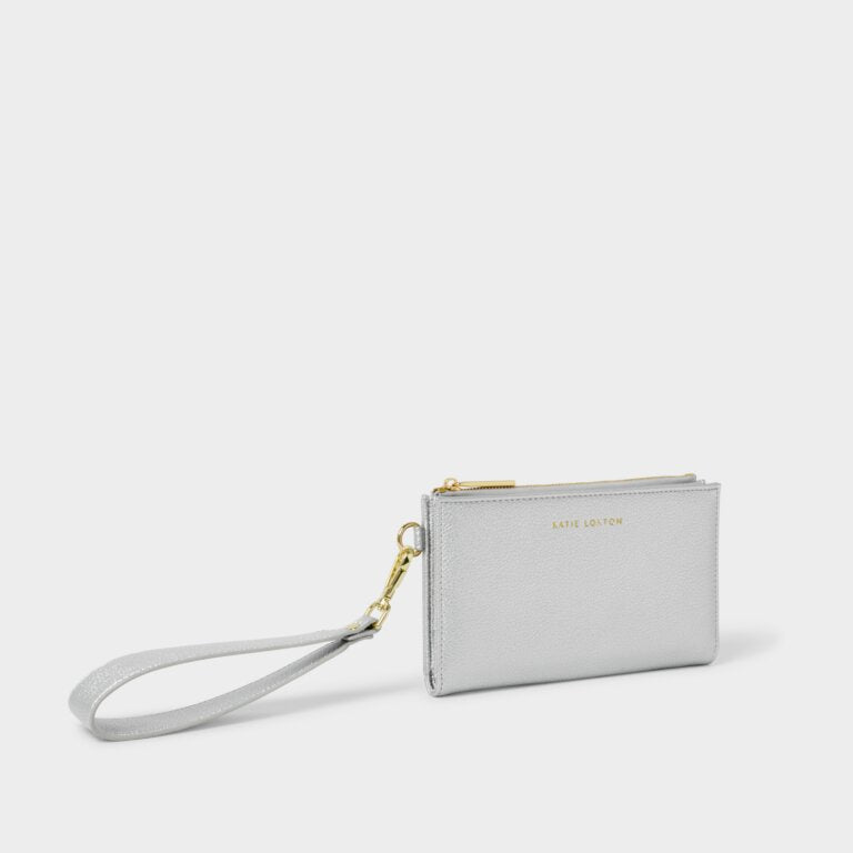 Katie Loxton Zana Wristlet Wallet- Silver