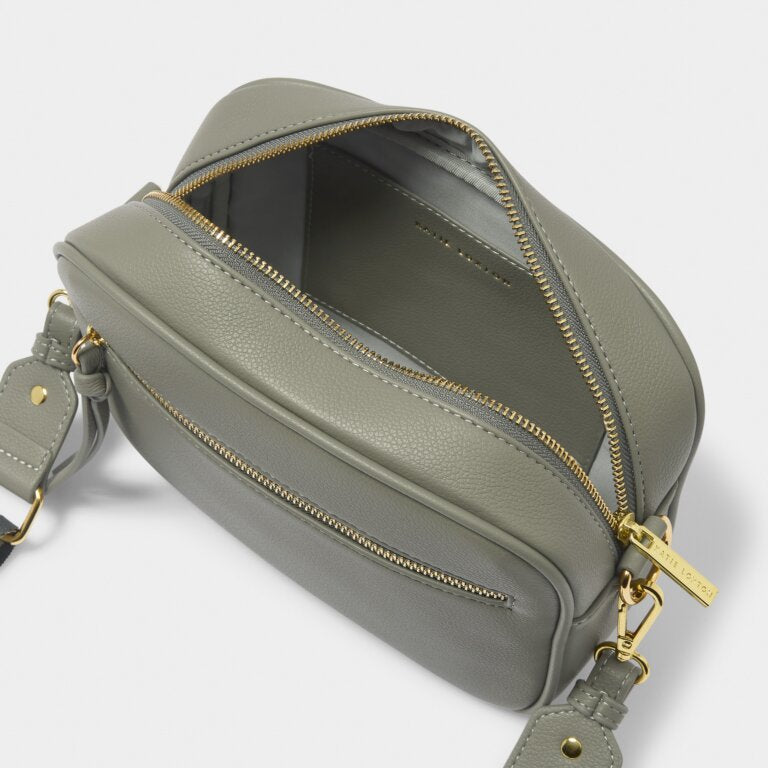Katie Loxton Hallie Crossbody Bag in Graphite Green