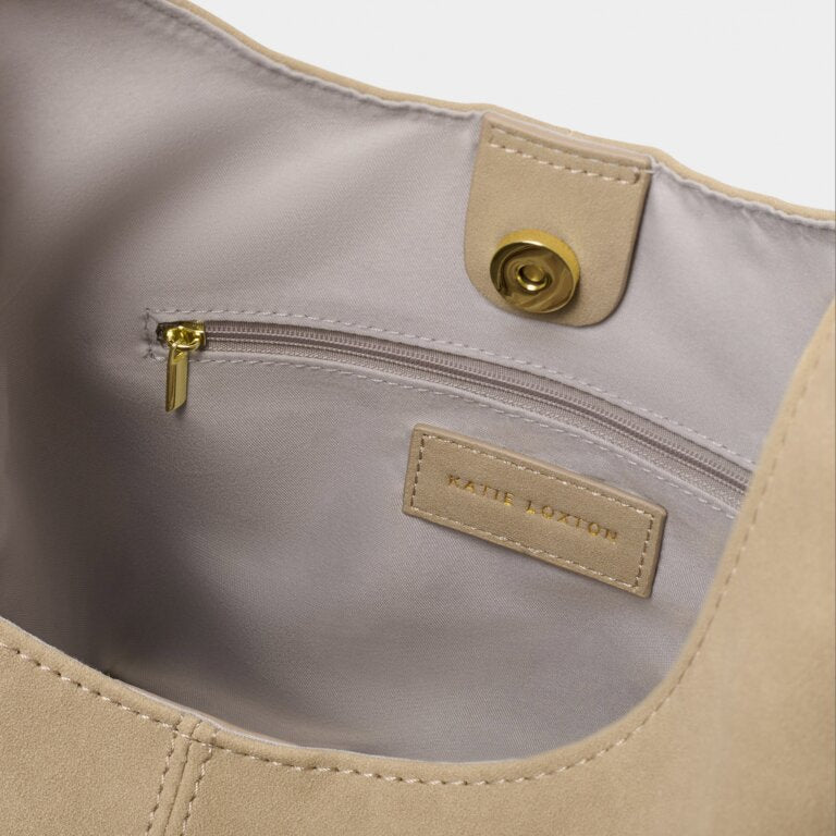 Katie Loxton Laila Shoulder Bag in Light Taupe