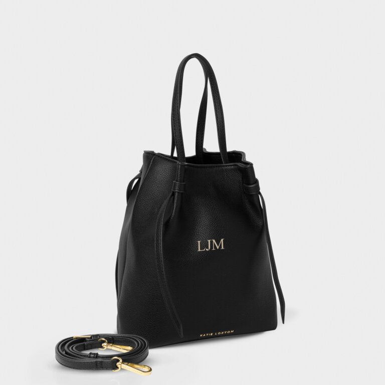 Katie Loxton Celina Bucket Bag in Black