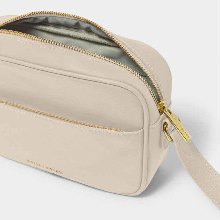 Katie Loxton Nylon-Luxe Crossbody Bag Chalk