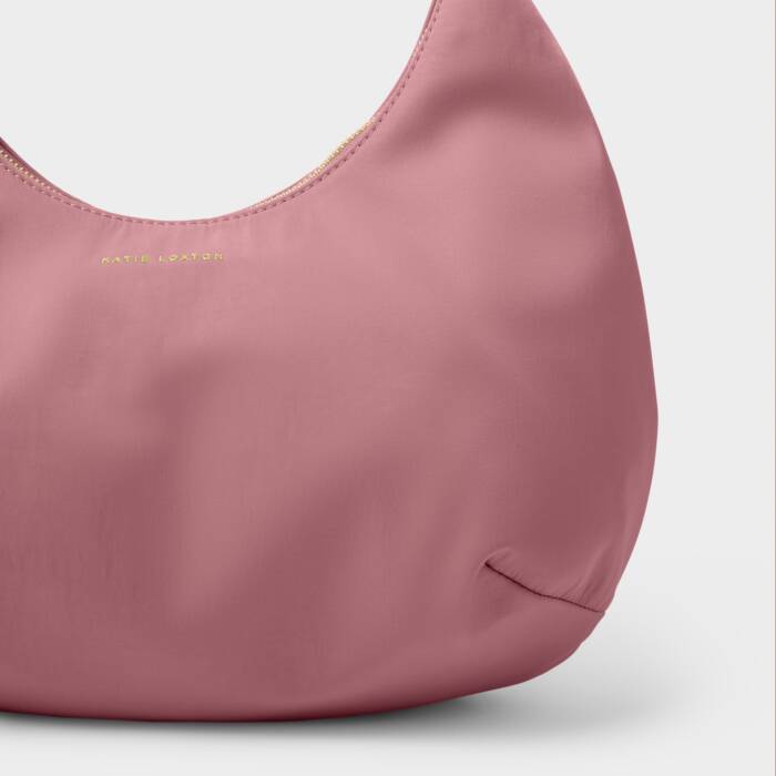 Katie Loxton Nylon-Luxe Sling Shoulder Bag Deep Rose