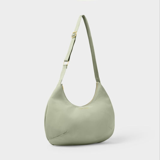 Katie Loxton Nylon-Luxe Sling Shoulder Bag Matcha