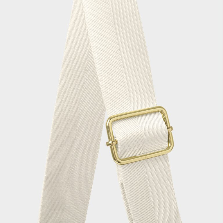 Katie Loxton Nylon-Luxe Sling Shoulder Bag Chalk