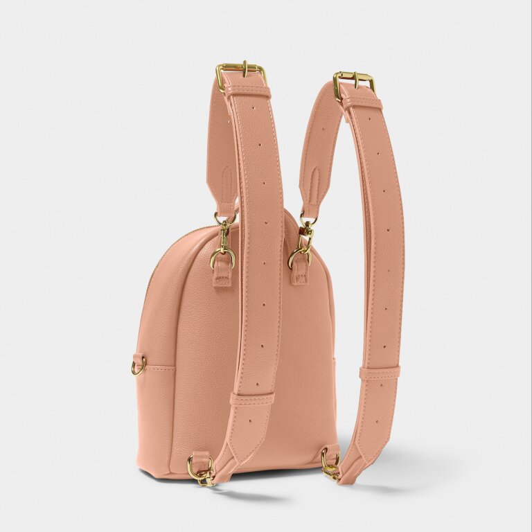 Katie Loxton Mika Small Backpack in Peony Blush