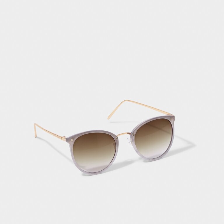 Katie Loxton Santorini Sunglasses in Taupe